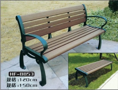 大连塑木公园椅