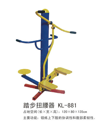 大连健身器材-踏步扭腰器