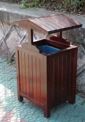 大连钢木垃圾桶